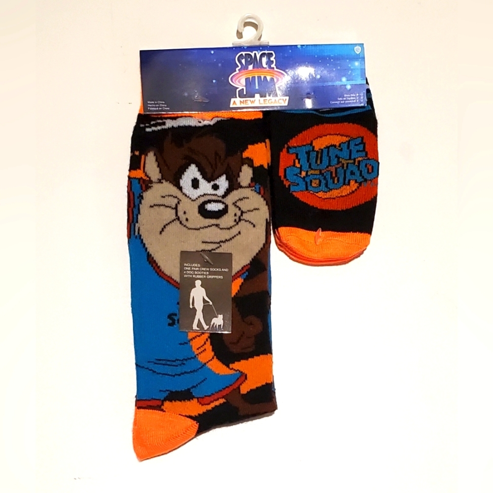 Space Jam Pet and Owner Matching Sock Set
